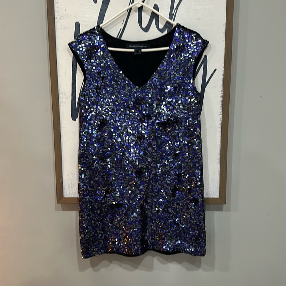 French Connection full sequin dress